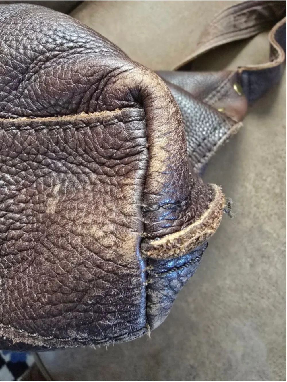 Women's Lucky Brand Brown Leather Shoulder Bag One Size